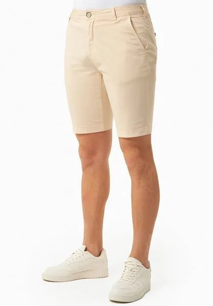 ORGANICATION ORGANICATION Slim-Fit Chino-Shorts aus Bio-Baumwolle, Beige, – Produktbild 3 von 4