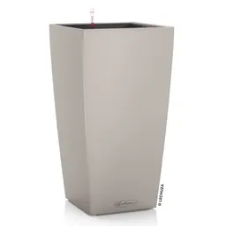 Lechuza® Lechuza® 'Cubico Color 30', sandbraun, ca. 29,5 x 29,5 x H 56,5 cm – Produktbild 1 von 1