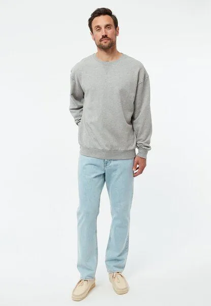 Givn Berlin Givn Berlin Sweater GBCLINT oversize aus Bio-Baumwolle, Grey melange, – Produktbild 2 von 4