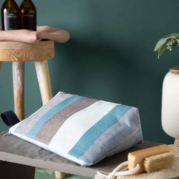 nahtur-design nahtur-design Nachhaltige Kulturtaschen | Leinen | verschiedene Farben, No_16 (bunt), – Produktbild 3 von 4