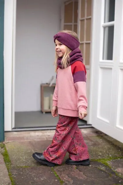 Enfant Terrible Enfant Terrible Colourblocking Sweatshirt, Candy pink-burnt red, – Produktbild 2 von 2