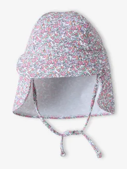 Vertbaudet Geblümter Baby UV-Sonnenhut mit Nackenschutz – Produktbild 1 von 1