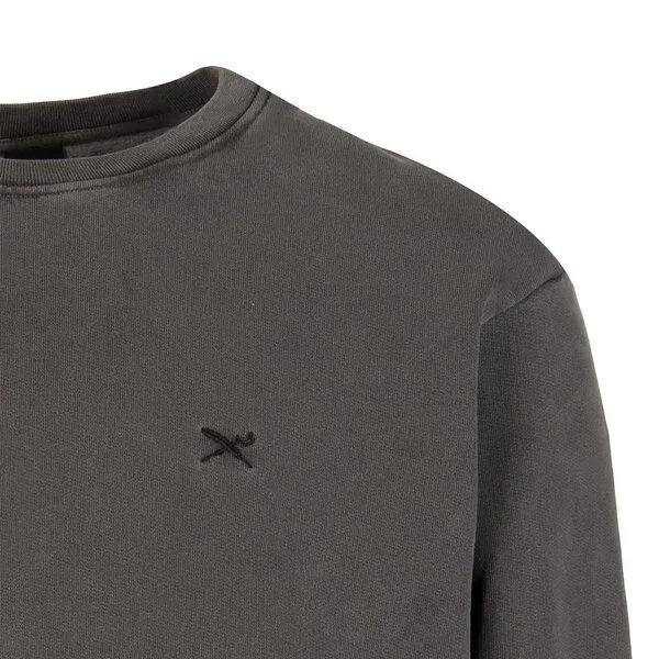 Iriedaily Iriedaily Vintage Dye Crewneck, Off black (schwarz), – Produktbild 3 von 4