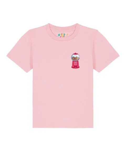 watabout.kids watabout.kids T-Shirt Kinder Kaugummiautomat, Cotton pink, – Produktbild 1 von 2