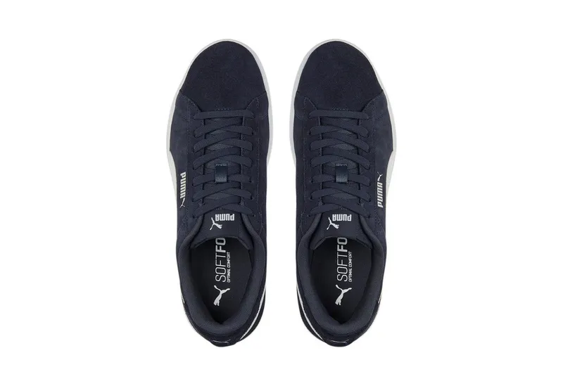 Puma Puma SMASH 3.0 Sneaker klassische Tennissport-Silhouette, gepufferter Schuhkragen, Blau, – Produktbild 4 von 5