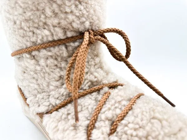 thies Stiefel aus Schaffell "thies 1856 ® Sheep Lace Boots", Cashew (braun), – Produktbild 4 von 4