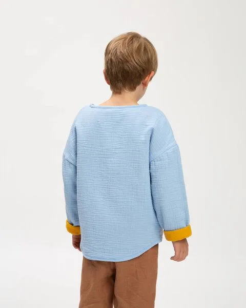 MATONA Matona Wendejacke für Kinder / Inside Out Jacket, Powder blue, – Produktbild 2 von 4
