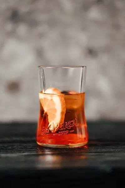 MaBe MaBe 16x Aperol Gläser aus der 0,7l Flasche ohne Glashalm – Produktbild 2 von 4