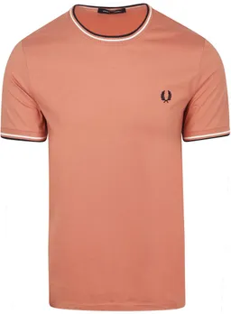 Fred Perry Fred Perry M1588 Twin Tipped T-Shirt Rosa - Größe M – Produktbild 1 von 1