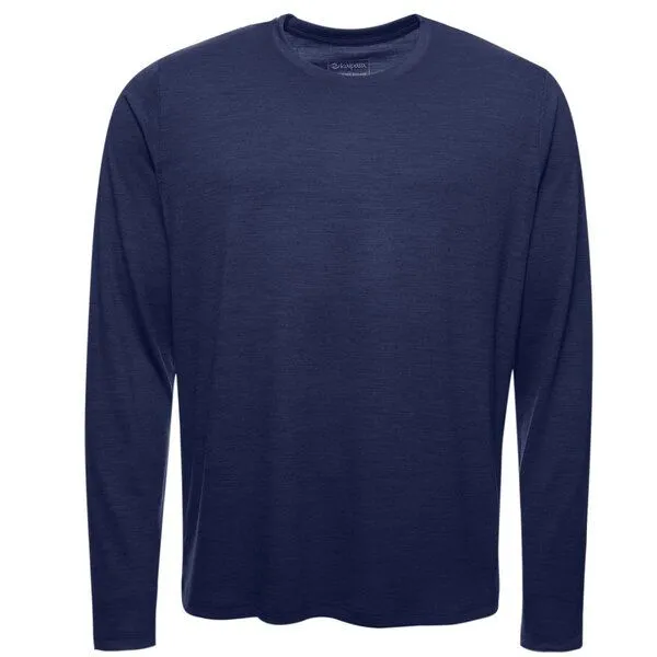Kaipara - Merino Sportswear Kaipara - Merino Sportswear Urban Merino Longsleeve Herren Regular 200, Navy, – Produktbild 1 von 2