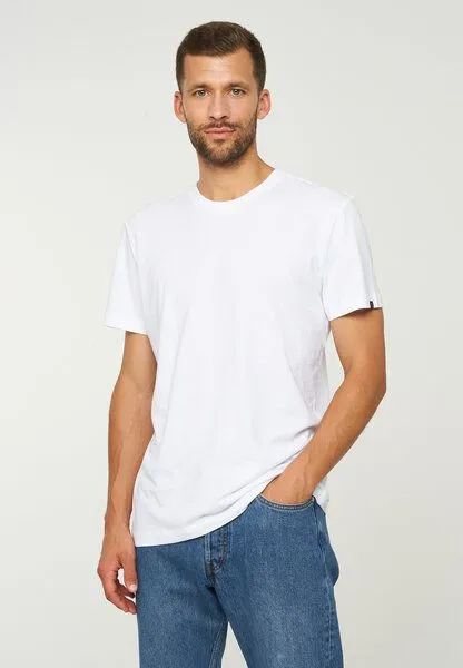 recolution Herren T-Shirt aus Bio-Baumwolle - AGAVE - recolution, White (weiß), – Produktbild 1 von 8