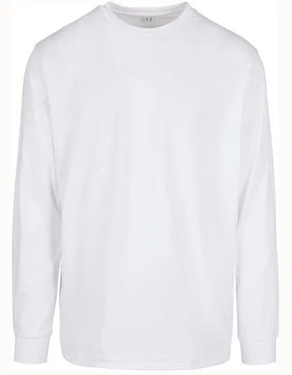 Build Your Brand Build Your Brand Unisex Damen Herren Long Sweater Pullover langes Sweatshirt, White, – Produktbild 2 von 3