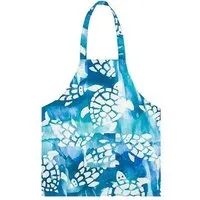 Global Mamas Global Mamas Kinderschürze aus 100% Biobaumwolle, Schildkröten-blau (blau), – Produktbild 1 von 1