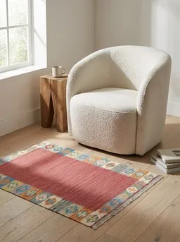 Rugtales Kelim Gashgai Rot „Rugtales“ aus Schurwolle, 102x150 cm – Produktbild 1 von 1