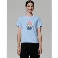 watapparel watapparel T-Shirt Frauen Hase, Blue soul, – Produktbild 1 von 1