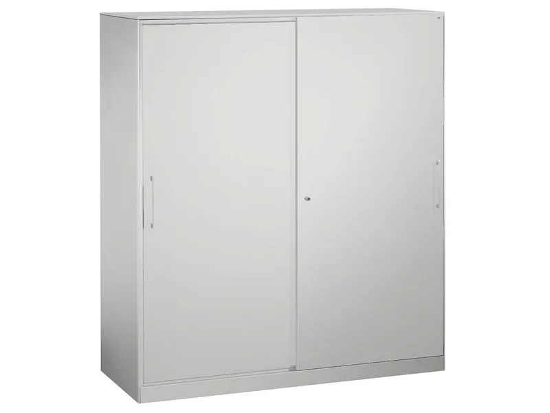 Schiebetürenschrank "CONTACT", Höhe 163,5 cm (BxT) 120 x 43,5, Silber, – Produktbild 1 von 1