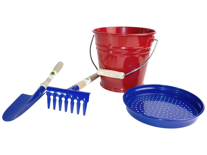 Glückskäfer Glückskäfer Sandspielset 4-teilig, Rot, blau, – Produktbild 1 von 2