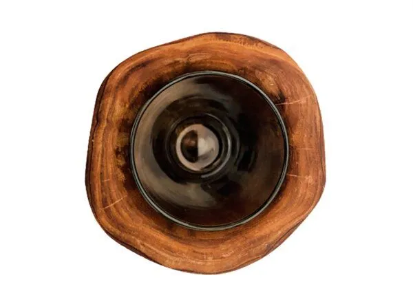 Olivenholz erleben Olivenholz erleben Vase Valentina aus Olivenholz – Produktbild 3 von 3