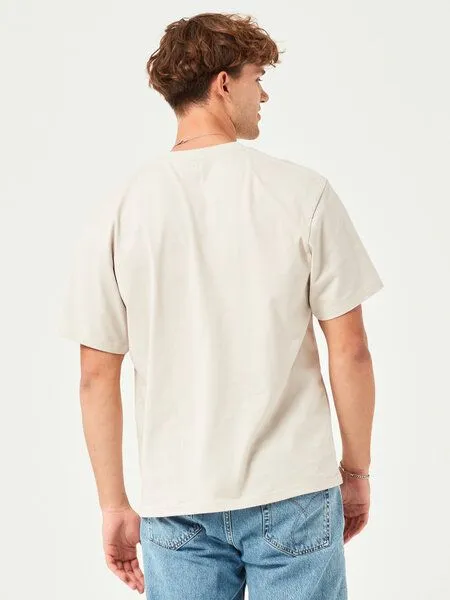 COREBASE COREBASE T-Shirt "BoxFit" aus 100% Bio-Baumwolle, Stone (grau), – Produktbild 3 von 4