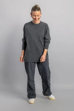 DIRTS DIRTS Herren vegan Longsleeve Faded Black – Produktbild 1 von 1