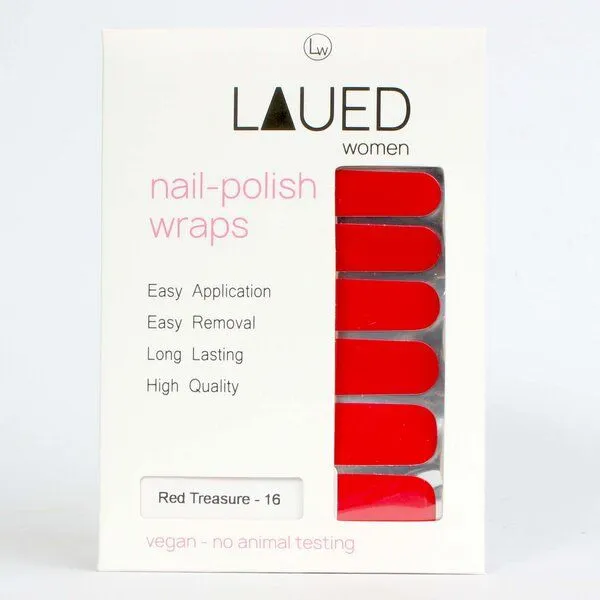 Vargu Vargu LAUED vegane Nagelfolien solid red, Red, – Produktbild 3 von 4
