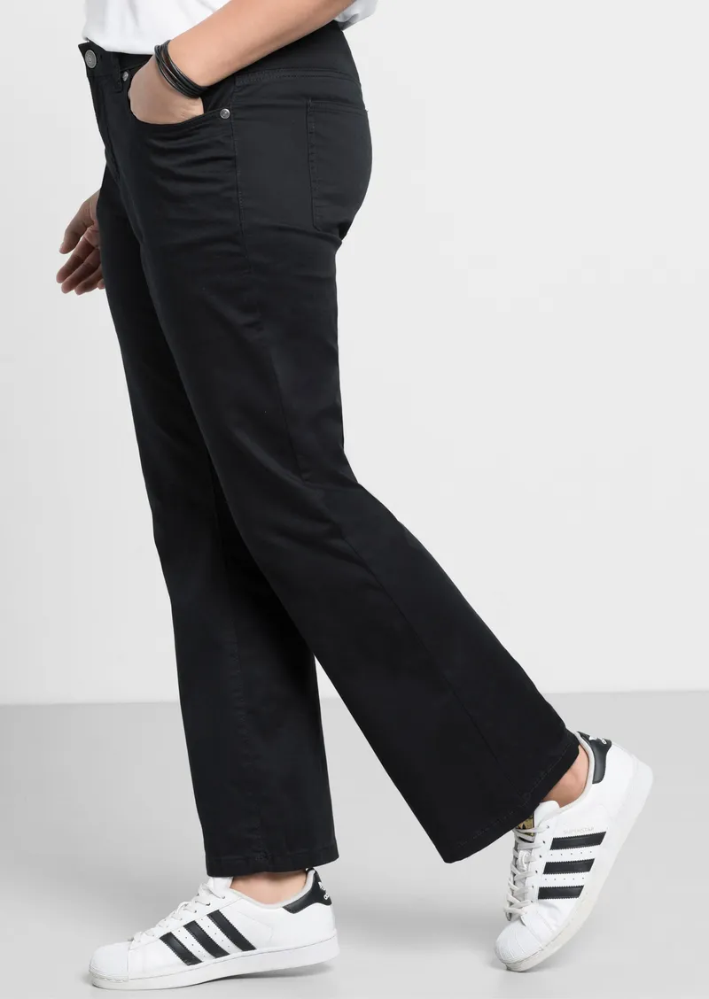 sheego Bootcuthose, Schwarz, – Produktbild 2 von 2