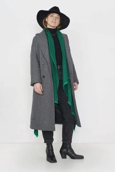 Fifth Origins Fifth Origins Damen Cape aus Bio-Wolle Infinity Lite, Green(emerald), – Produktbild 1 von 4