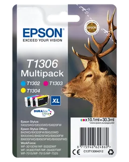 Epson Epson 3er Set Tintenpatronen T1306 cyan, magenta, gelb – Produktbild 1 von 1