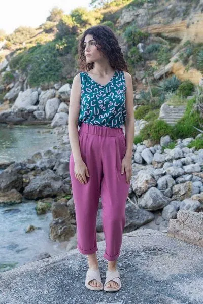 WiDDA berlin WiDDA berlin Hose Jupp in Pink aus Tencel – Produktbild 2 von 4