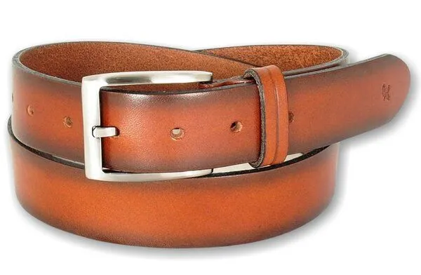 Greenbelts Greenbelts Herren Ledergürtel FINLEY, Cognac, – Produktbild 2 von 3
