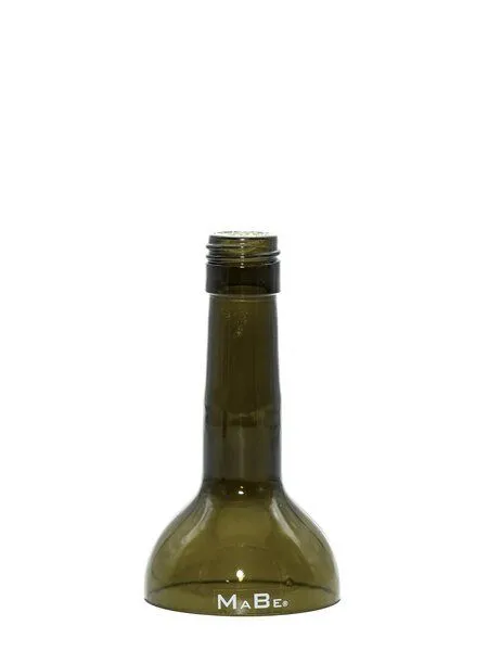 MaBe MaBe Kerzenständer - witzig & nachhaltig aus der Weinflasche für deinen gedeckten Tisch, Oliv, – Produktbild 1 von 4