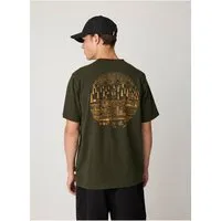 KnowledgeCotton Apparel KnowledgeCotton Apparel T-Shirt mit Rückenprint aus Bio-Baumwolle – Produktbild 1 von 1