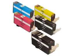 Memo memo Tintenpatronen ersetzt Canon PGI-520BK, CLI-521BK/C/M/Y, 5er-Set – Produktbild 1 von 1