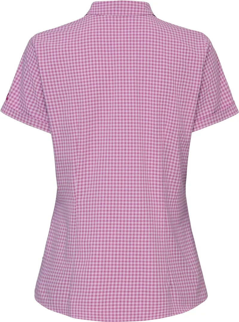 Vaude Vaude Seiland III Damen Karohemd pink 40 - Damenshirts, -blusen & -pullover, Pink, – Produktbild 2 von 2