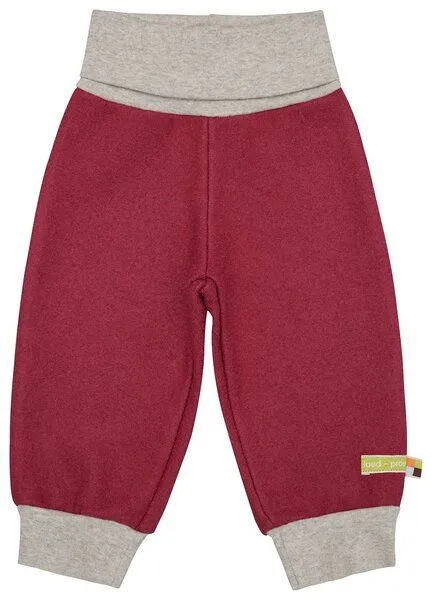 loud + proud loud + proud Babys & Kinder Hose Wollwalk, GOTS-zertifiziert, Rouge(pink), – Produktbild 2 von 3