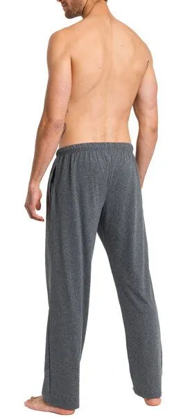 Haasis Bodywear Haasis Bodywear Herren Pyjamahose lang mit Seitentaschen, Single Jersey, reine Baumwolle, Carbon, – Produktbild 4 von 4