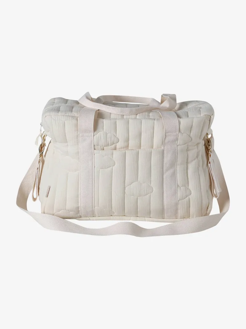 Vertbaudet Wickeltasche COLINA aus Musselin, Weiß wolke, – Produktbild 3 von 4
