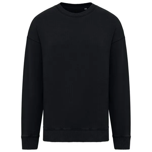 Greenspired Greenspired Verwaschenes Umweltfreundliches Oversize Unisex-Sweatshirt 300g/m² 100% Biobaumwolle XS-3XL, Verwaschenes schwarz, – Produktbild 1 von 1