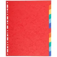 Exacompta Exacompta Register blanco, aus Recyclingkarton, 12-teilig, DIN A4+ – Produktbild 1 von 1