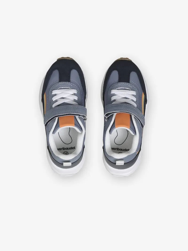 Vertbaudet Kinder Sneakers mit Anziehtrick set, Set blau, – Produktbild 4 von 4