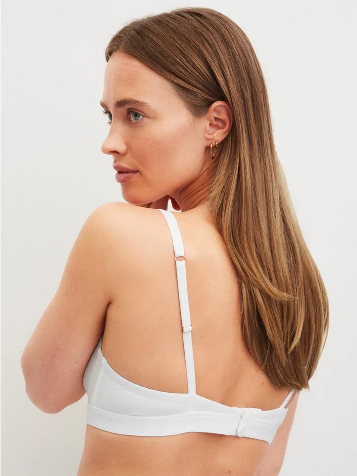 CALIDA CALIDA Soft-BH Sleek Skin mit leichten, vorgeformten Cups, in Single-Jersey Qualität, Weiß, – Produktbild 5 von 5