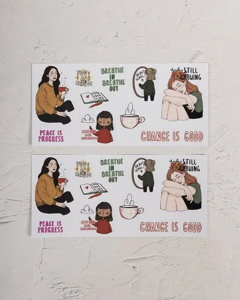 Oh Shanti Oh Shanti Stickerbogen (2er Set) – Produktbild 1 von 4
