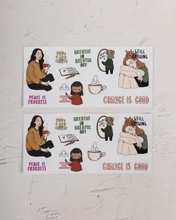 Oh Shanti Oh Shanti Stickerbogen (2er Set) – Produktbild 1 von 1