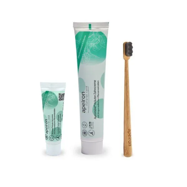 Apeiron Apeiron Auromère ayurvedische Kräuter-Zahncreme 20ml – Produktbild 2 von 2