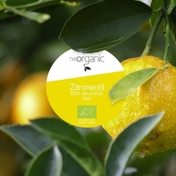 NeoOrganic NeoOrganic Bio-Zitronenöl (Citrus Limon) 100% naturreines ätherisches BIO-Öl – Produktbild 5 von 5