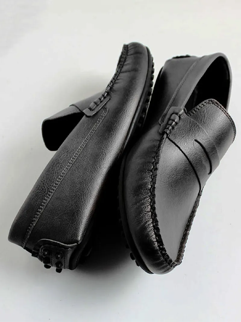 Will's Vegan Store Will's Vegan Store Herren vegan Penny Driving Loafer Schwarz, Schwarz, – Produktbild 2 von 2