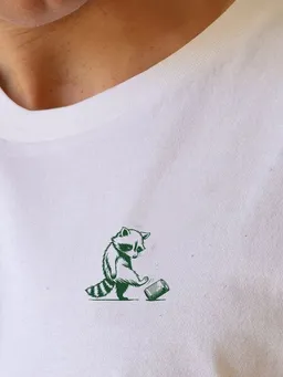 Kultgut Kultgut Artdesign - Shirt aus recycelter Biobaumwolle naturbelassen/ Not Now – Produktbild 1 von 1