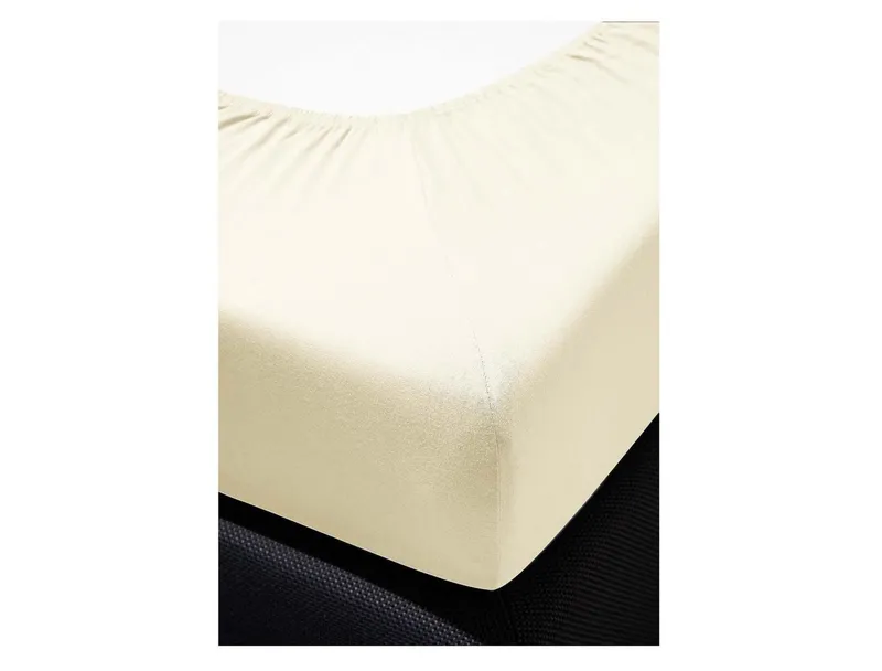 irisette irisette Spannbettlaken Kuschel Jersey Spannbettlaken Vesuv, Jersey, Gummizug: rundum, (1 Stück), mit Rundumgummizug, Beige, – Produktbild 4 von 8