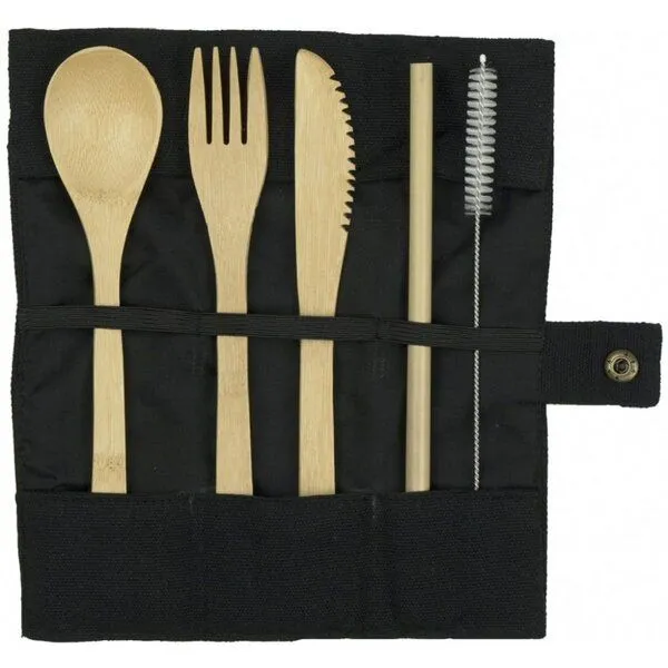 Yummii Yummii Yummii Yummii Bambusbesteck | 4-teilig – Produktbild 1 von 3