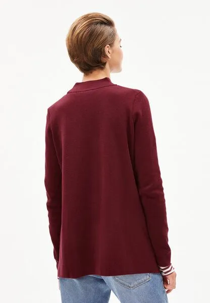 ARMEDANGELS ARMEDANGELS SELDAA - Damen Pullover aus Bio-Baumwolle, Ruby red, – Produktbild 2 von 4